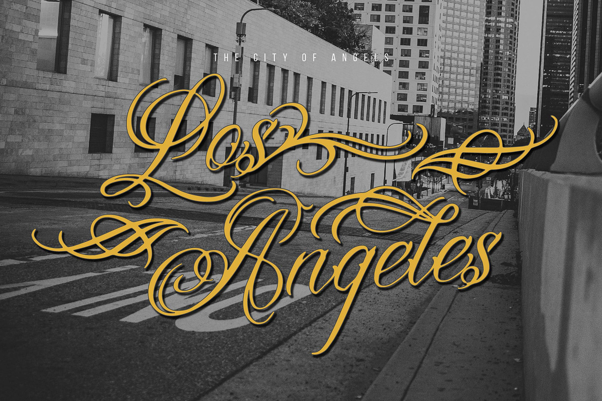 Landog Tlaloc | Tattoo Script Font, a Script Font by Denustudios (Photo 8 of 14)
