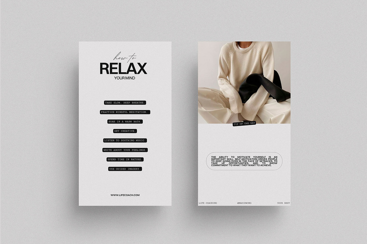 Life Coach Social Media Template, a Social Media Template by Moscovita Studio (Photo 25 of 39)