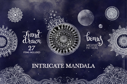 Mandala Hand Drawn