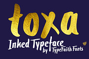 Toxa Ink, a Script Font by TypeFaith Fonts (Thumbnail 1 of 6)
