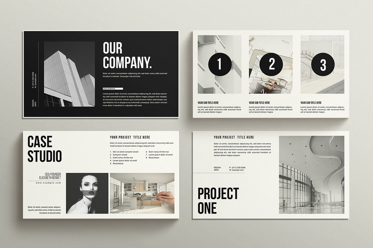 Architecture Presentation Template, a Presentation Template by E-Type (Photo 3 of 5)