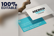 Typography Business Card Template, a Business Card Template by The Moxx (Thumbnail 1 of 4)
