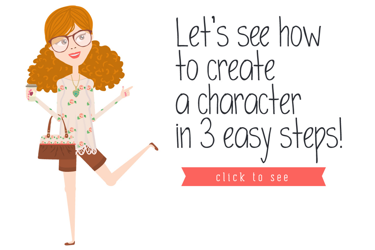 Character creation toolkit - Ladies, a Person Illustration by Anna Ivanir (Photo 4 of 4)