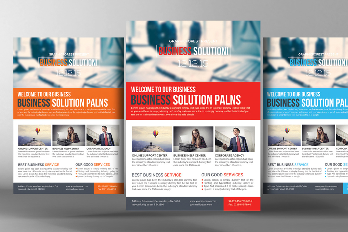 Data and Records Management Flyer, a Flyer Template by graphicforest