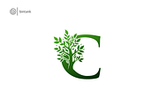 Plant C Letter Logo, a Branding & Logo Template by Bintank Studio (Thumbnail 1 of 2)