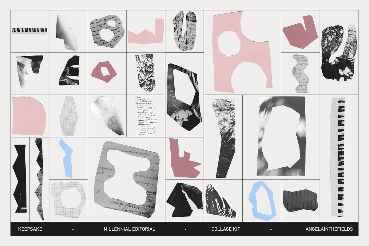 MILLENNIAL Abstract Collage 1, an Object Graphic by angelainthefields (Photo 6 of 10)