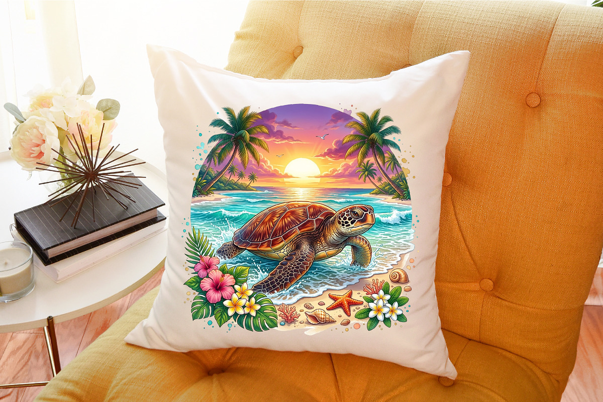 Sea Turtle Png, Summer Png, Beach, a Seasonal Illustration by Sublimation Artist (Photo 9 of 9)