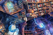 A Magical Archive, a Background Graphic by Curve Design (Thumbnail 3 of 5)