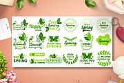 72 SPRING VINTAGE BADGE & RIBBON, a Branding & Logo Template by Toonsteb (Thumbnail 6 of 12)