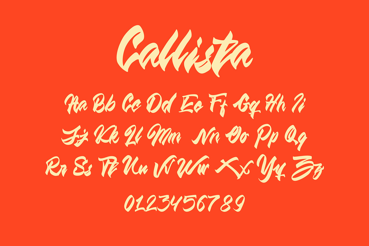Callista Script Display, a Script Font by merakistd (Photo 2 of 10)