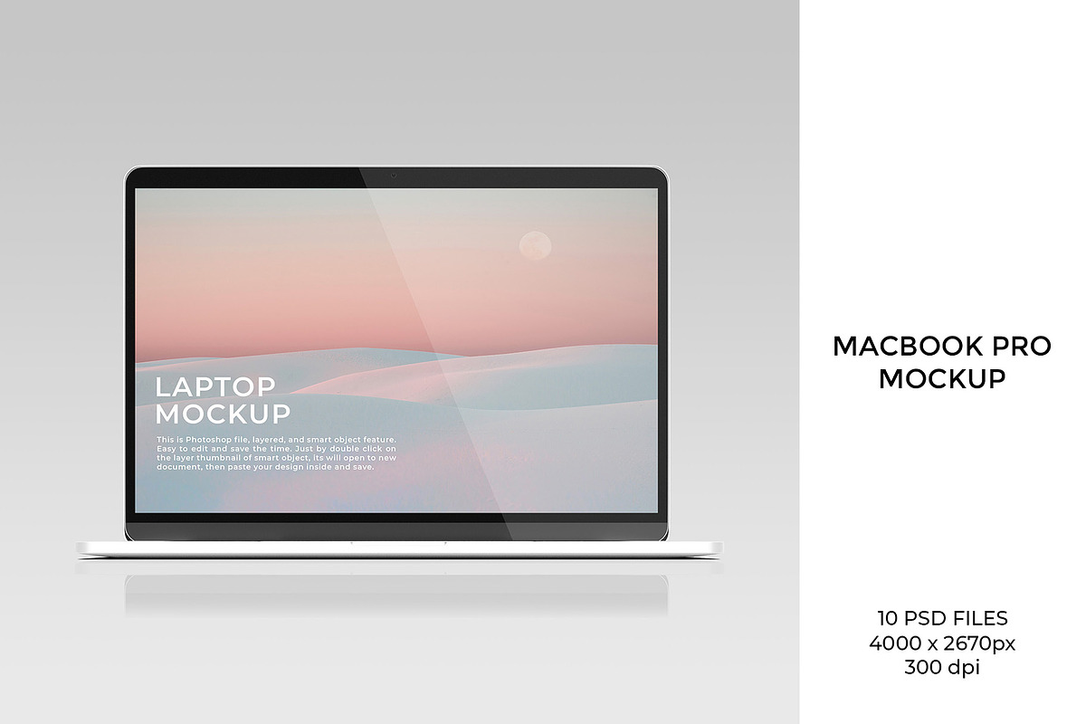 MacBook Pro Mockup, a Mac Mockup by graphicpages (Photo 1 of 14)
