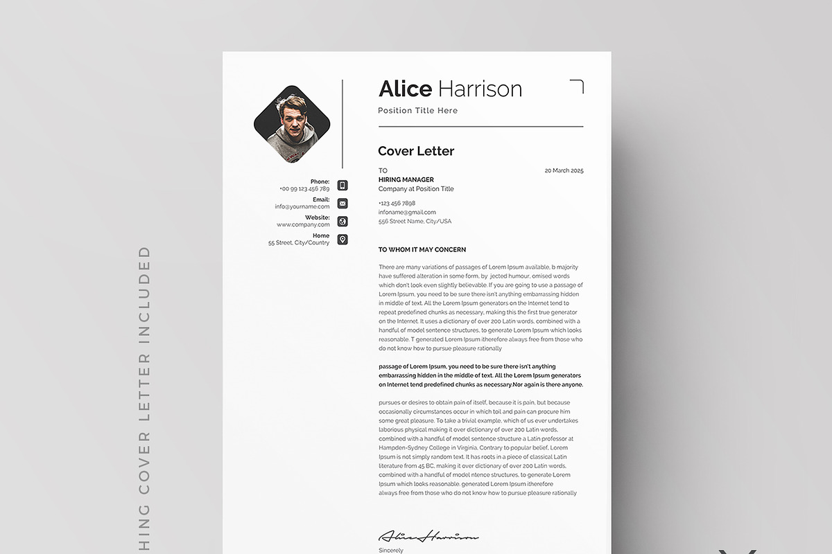 Resume/CV Template Pack, a Resume Template by Creatune (Photo 3 of 4)