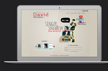 Quirky Website Theme for Creatives