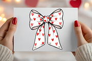 Valentine's Day Coquette Bow PNG, an Illustration by Canvas Craft (Thumbnail 4 of 6)