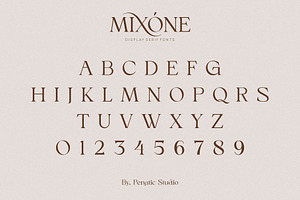 Mixone _ Display Serif Font