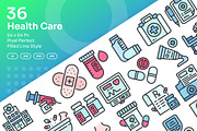 Health Care Icons Set - Filled Line, an Icon by Kmg Design (Thumbnail 1 of 3)