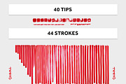 REAL RED MARKER TEXTURES, a Texture Graphic by HEJBRUSH.COM (Thumbnail 4 of 4)