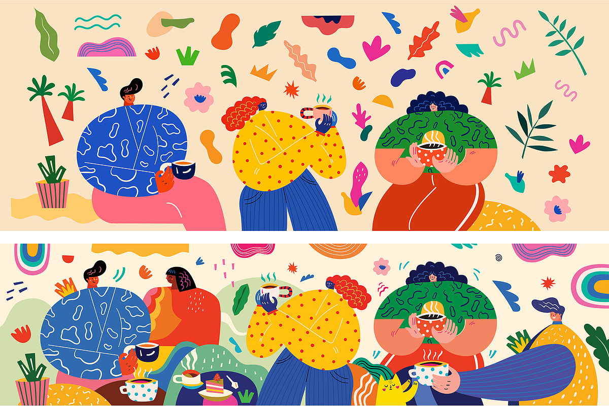 Coffee time, a Person Illustration by MoleskoStudio (Photo 14 of 15)