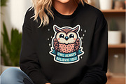 Funny Owl Always Believie You Sticke, an Illustration by DreamCafeArt (Thumbnail 2 of 7)