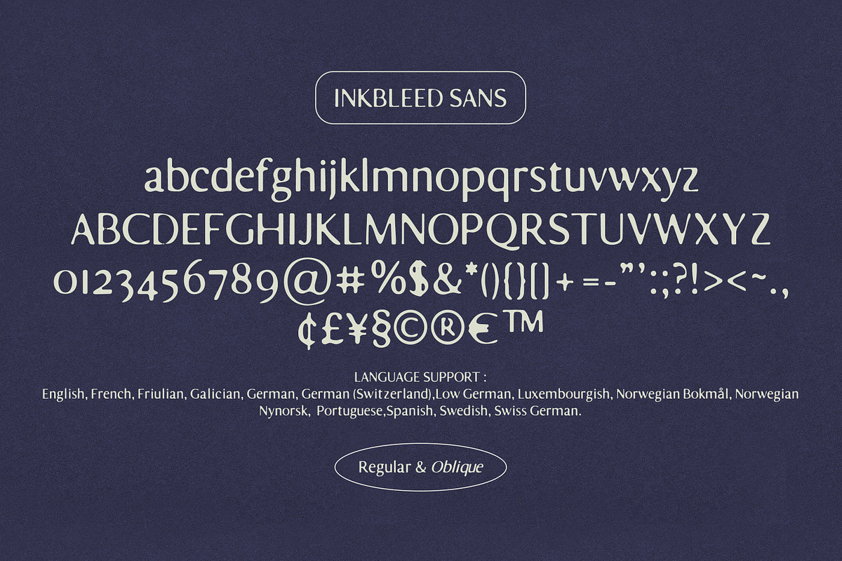 Inkbleed Sans Typeface (2 fonts), a Font by Nicky Laatz (Photo 14 of 14)