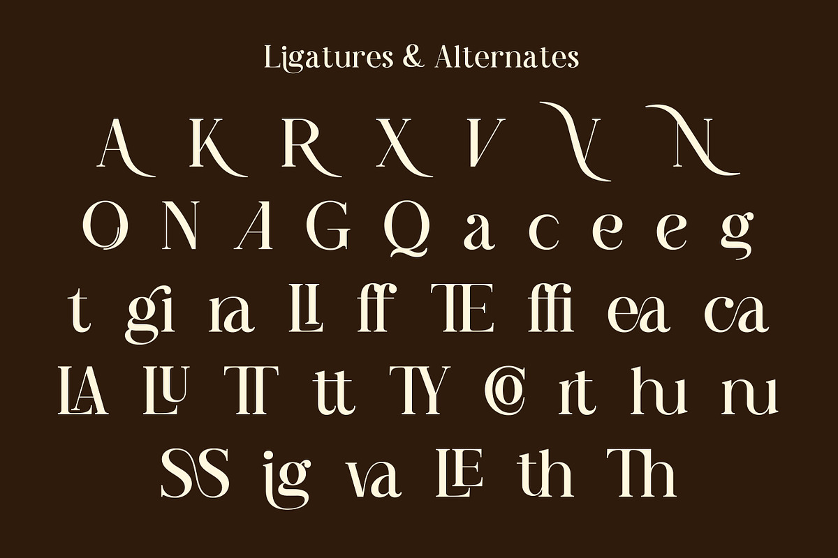Qogua – Stylish Elegant Serif Font, a Serif Font by Rahagita Studio (Photo 8 of 14)