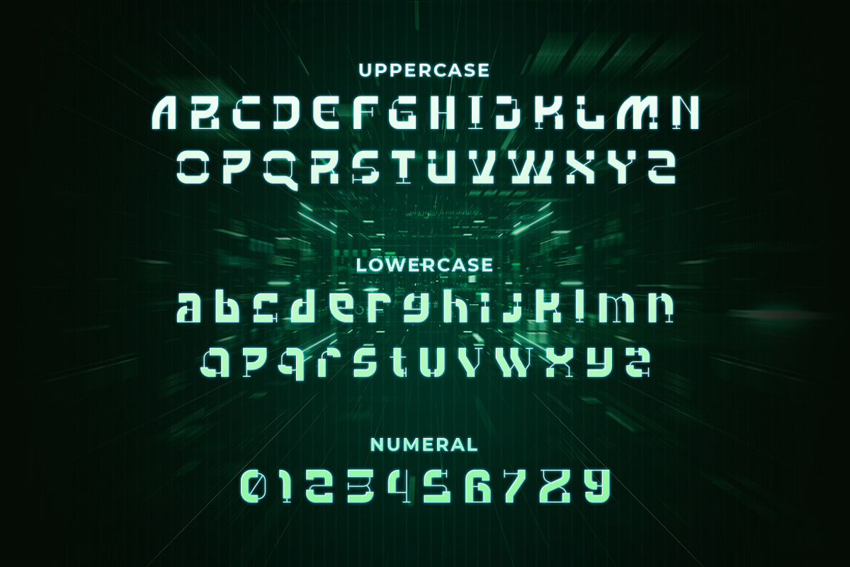 Hacklife - Tech Font Style, a Font by Typefactoryco (Photo 2 of 8)