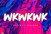Wkwkwk - Strong Bold Typeface, a Font by Motokiwo (Thumbnail 1 of 8)