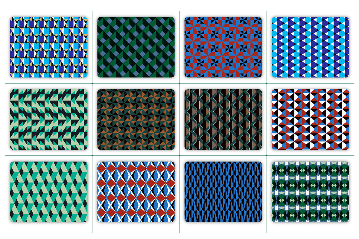 Modern Geometric Patterns Pack, a Pattern Graphic by ASTUDIO (Photo 7 of 9)