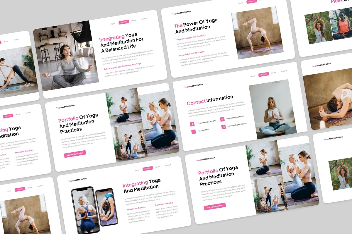 Yoga and Meditation Keynote, a Presentation Template by Annora Studio (Photo 4 of 5)