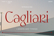 Cagliari, a Serif Font by Gatype (Thumbnail 1 of 10)