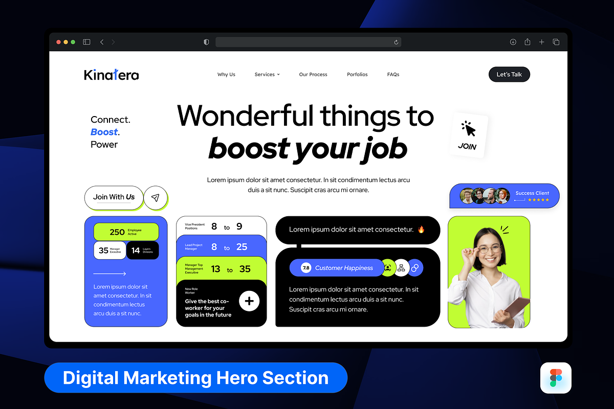 Digital Marketing Hero Header, a Templates & Theme by SquidPixey (Photo 1 of 3)