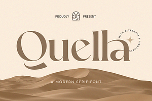 Quela A Serif that Speaks Timeless