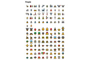 +1000 FILLED LINE ICONS, an Outline Icon by beguima (Thumbnail 11 of 17)