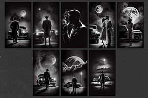 Noir Boulevard 100 Illustrations