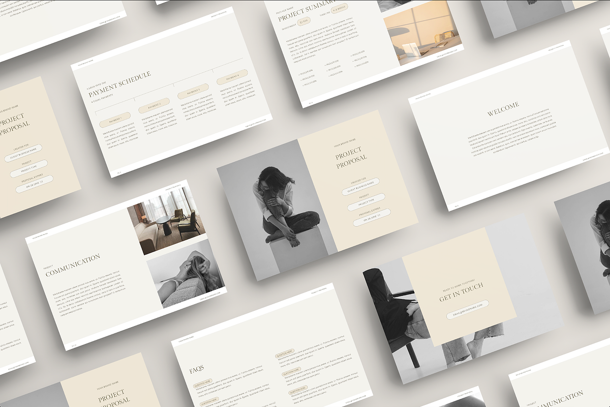 Project Proposal Template, a Presentation Template by Studio_Evergreen (Photo 2 of 9)
