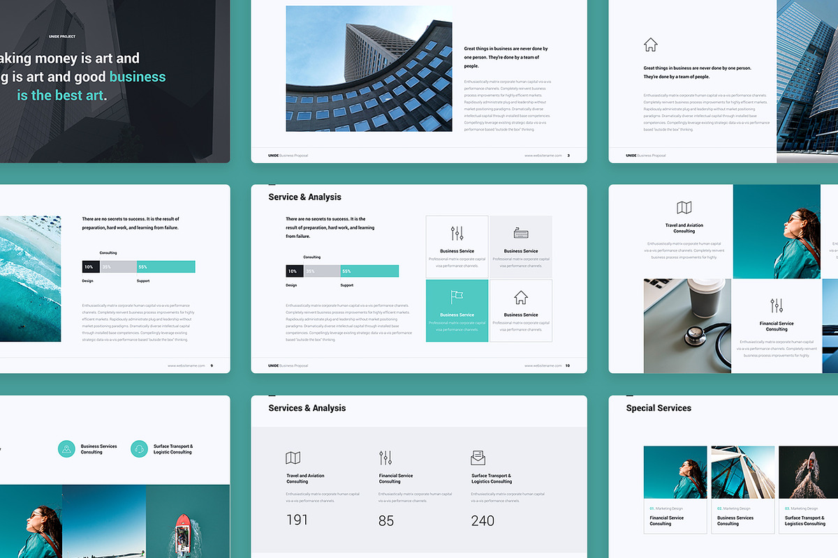 Unide - Business & PitchDeck, a Presentation Template by UDEA Store (Photo 10 of 13)