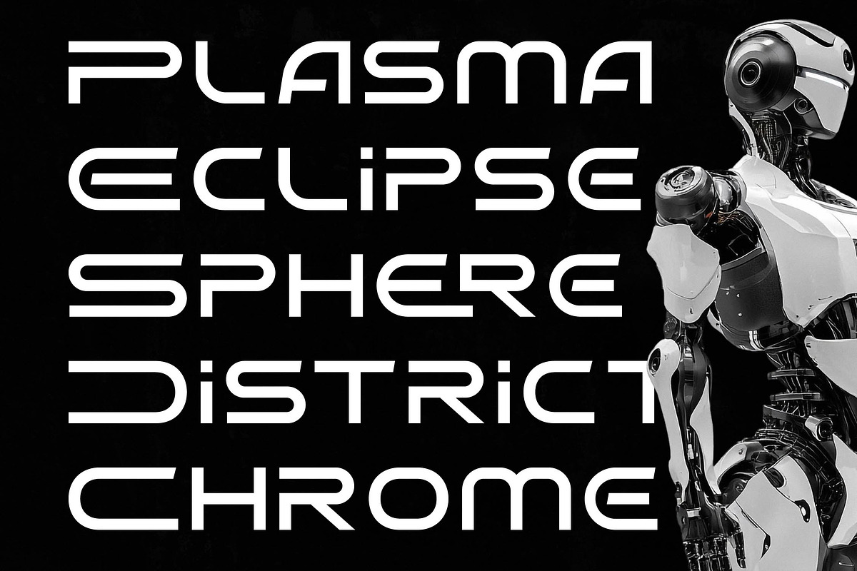 Hyper Vortex Futuristic Display, a Sans Serif Font by timelesstype.co (Photo 9 of 20)