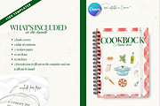 Printable family cookbook template, a Social Media Template by PixelBloomClub (Thumbnail 6 of 8)
