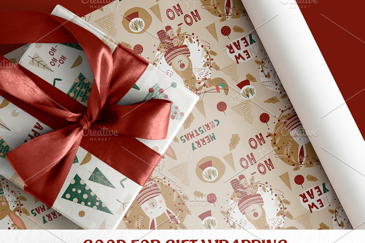 Winter holidays. Christmas pattern, a Pattern Graphic by Lineli (Photo 4 of 15)