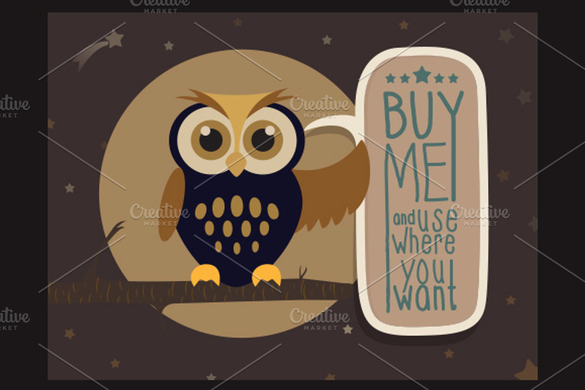 Owl Illustrations, an Education Illustration by Seyyahil (Photo 1 of 5)
