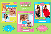 Retro Stylish Instagram, a Social Media Template by Andrew Skoch Design (Thumbnail 2 of 6)