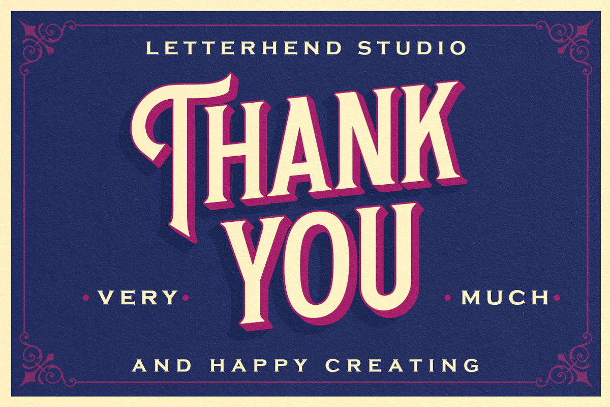 Native Roast - Layered Display Font, a Font by Letterhend Studio (Photo 9 of 9)