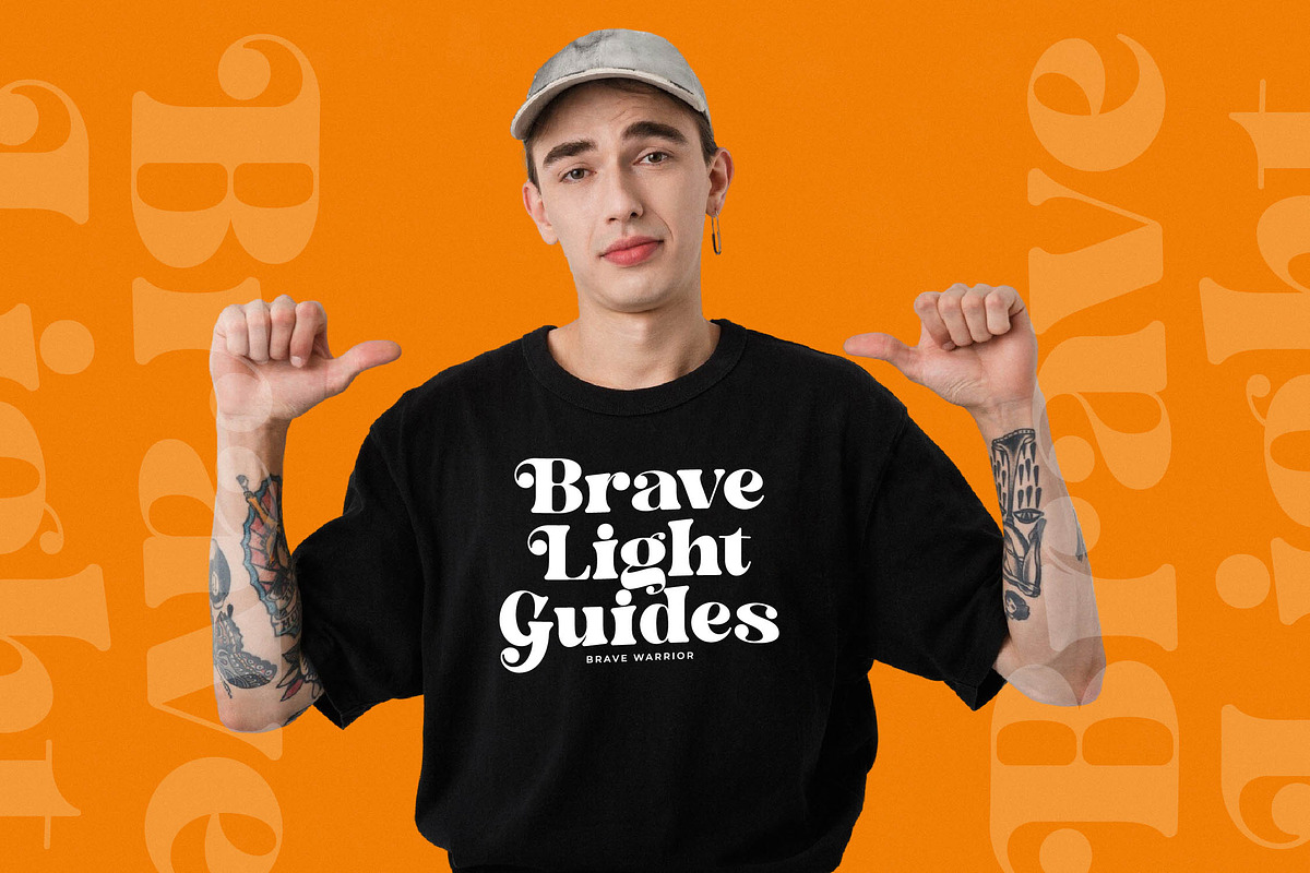 Bright Fresh Bold Retro Serif, a Serif Font by timelesstype.co (Photo 15 of 20)