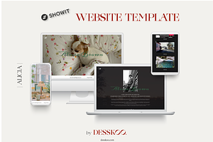 Showit Template- Visual Storytellers, a Websites & App Template by Desskoo