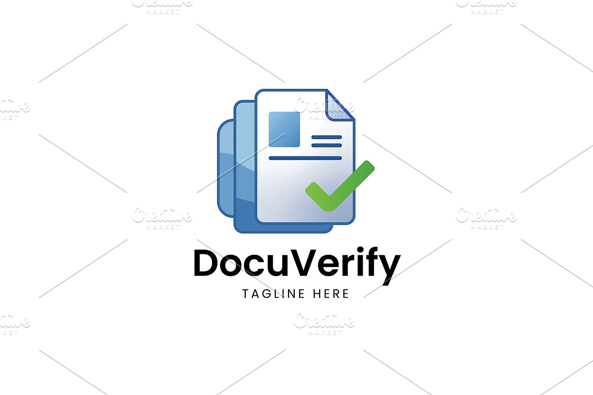 Doc check Document Check Logo Design, a Branding & Logo Template by Walldecorated