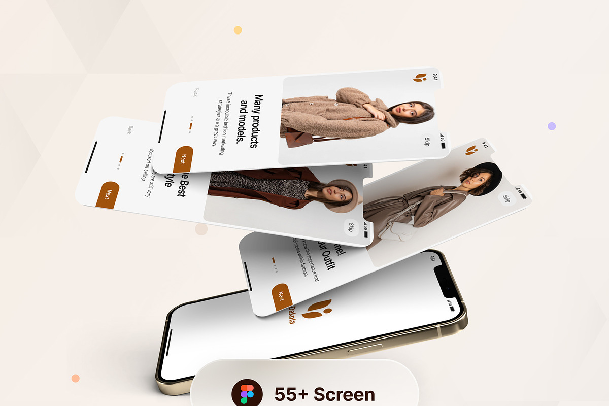 Dakota Ecommerce Mobile App UI KIT, an App Template by No.13 (Photo 3 of 5)