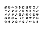 50 Health Checkup icons, an Outline Icon by Side Project (Thumbnail 3 of 8)