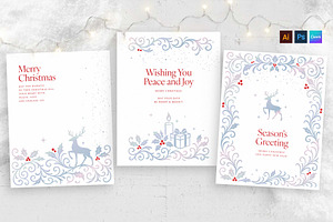 Merry Christmas Holiday Flyer, a Flyer Template by BrandPacks
