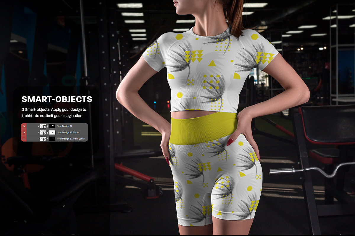 6 Sports Top and Shorts Mockups, a Shirt Mockup by Grow Design Craft Studio (Photo 5 of 8)