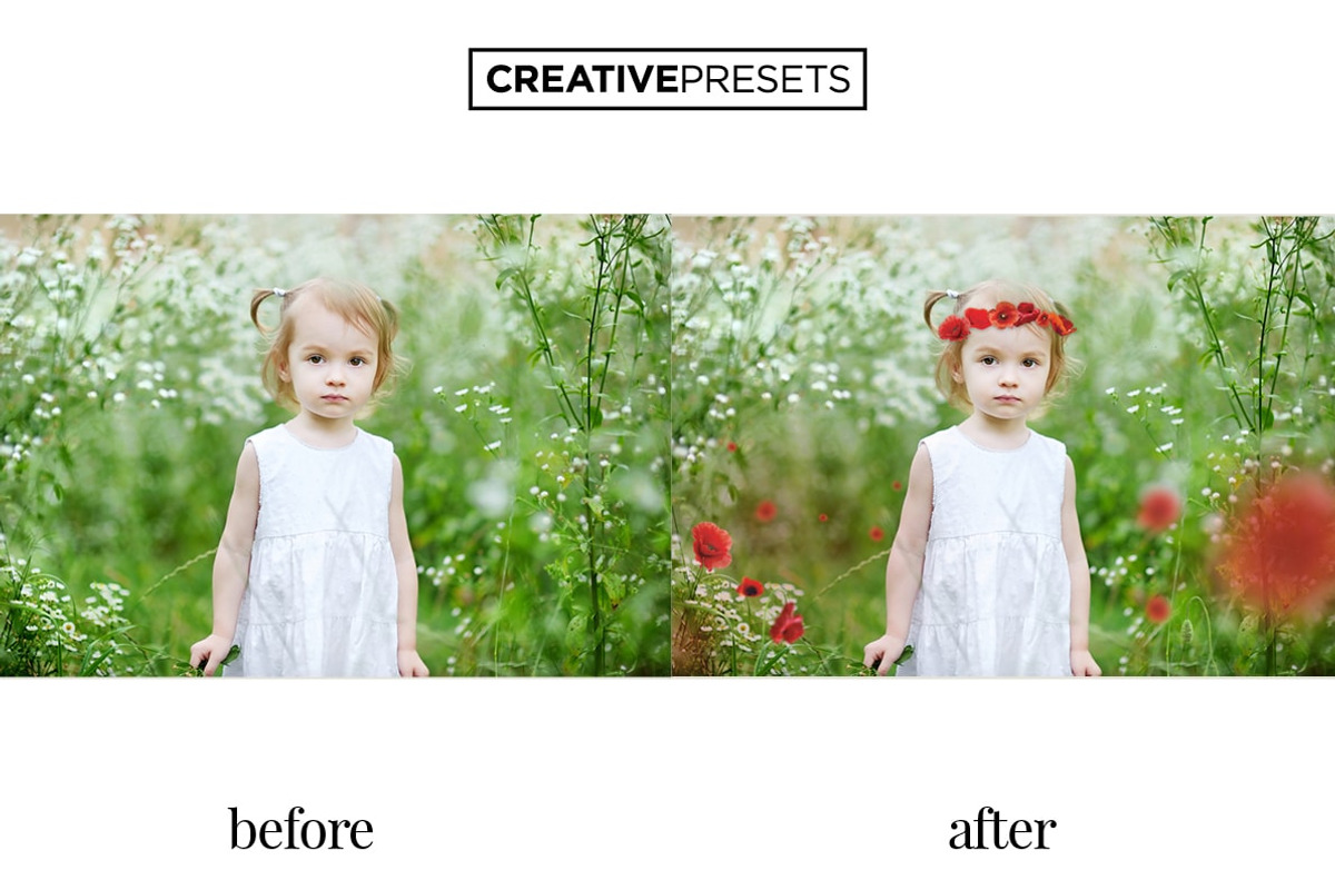 Wild Poppies Photo Overlays, a Layer Style Add-On by CreativePresets.com (Photo 5 of 12)